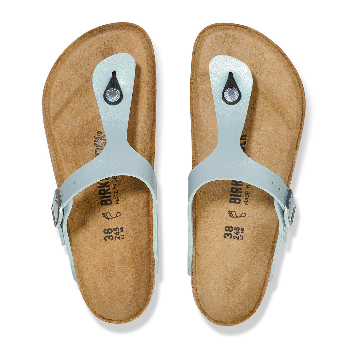 Birkenstock Gizeh Sandal (Women) - Graceful Surf Green Birko-Flor Sandals - Thong - The Heel Shoe Fitters