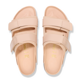 Birkenstock Uji Hex Narrow (Women) - High Shine New Beige Sandals - Slide - The Heel Shoe Fitters