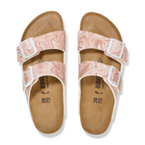 Birkenstock Arizona Grip Birko-Flor Narrow Slide Sandal (Women) - Marble New Beige Sandals - Slide - The Heel Shoe Fitters