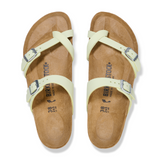 Birkenstock Mayari (Women) - Faded Lime Nubuck Sandals - Thong - The Heel Shoe Fitters