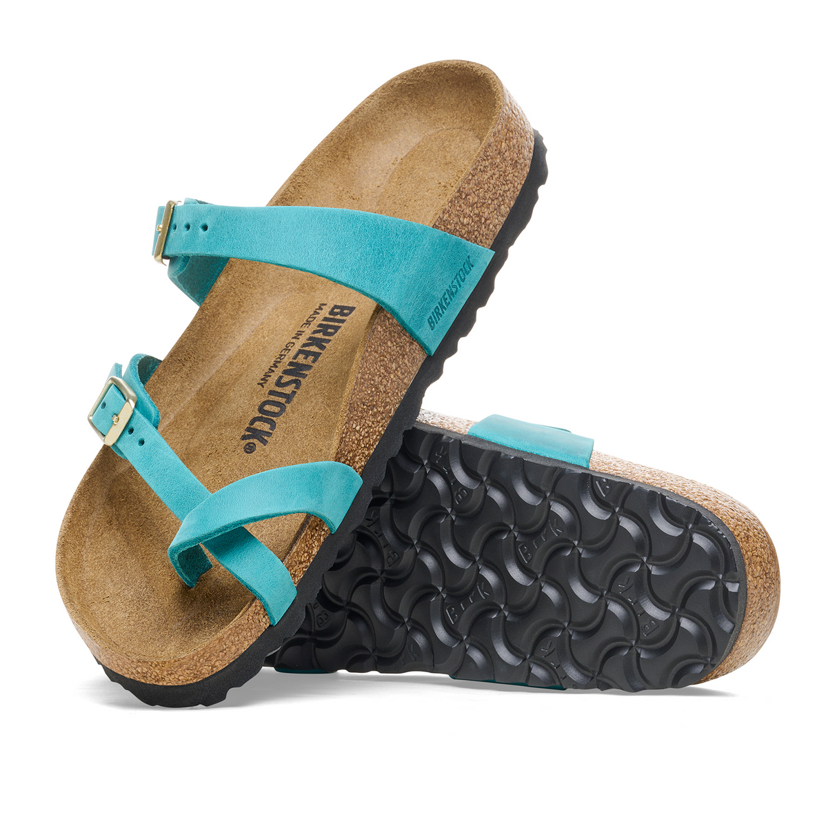 Birkenstock Mayari (Women) - Biscay Bay Oiled Leather Sandals - Thong - The Heel Shoe Fitters