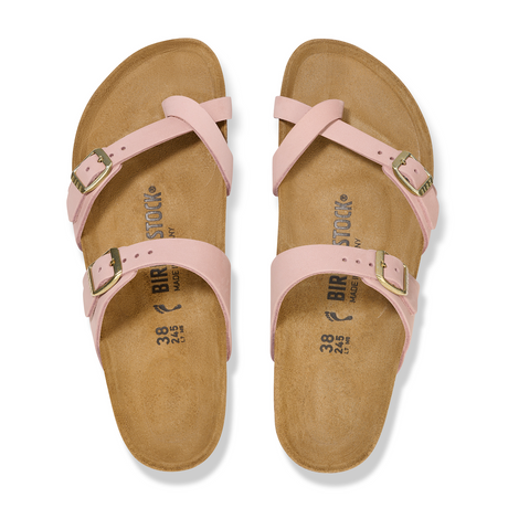 Birkenstock Mayari Sandal (Women) - Soft Pink Nubuck Sandals - Thong - The Heel Shoe Fitters