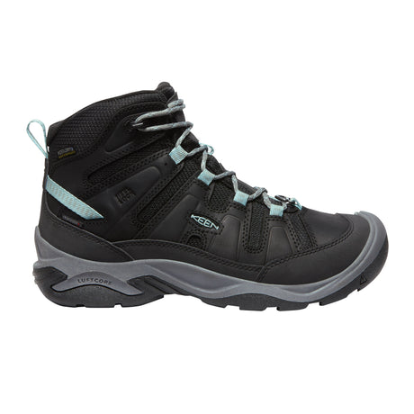 Keen Circadia Mid Polar Boot (Women) - Black/Cloud Blue Boots - Hiking - Mid - The Heel Shoe Fitters