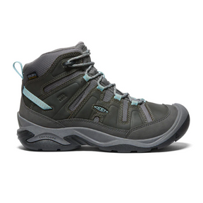 Keen Circadia Mid Waterproof Hiking Boot (Women) - Steel Grey/Cloud Blue Boots - Winter - Mid Boot - The Heel Shoe Fitters