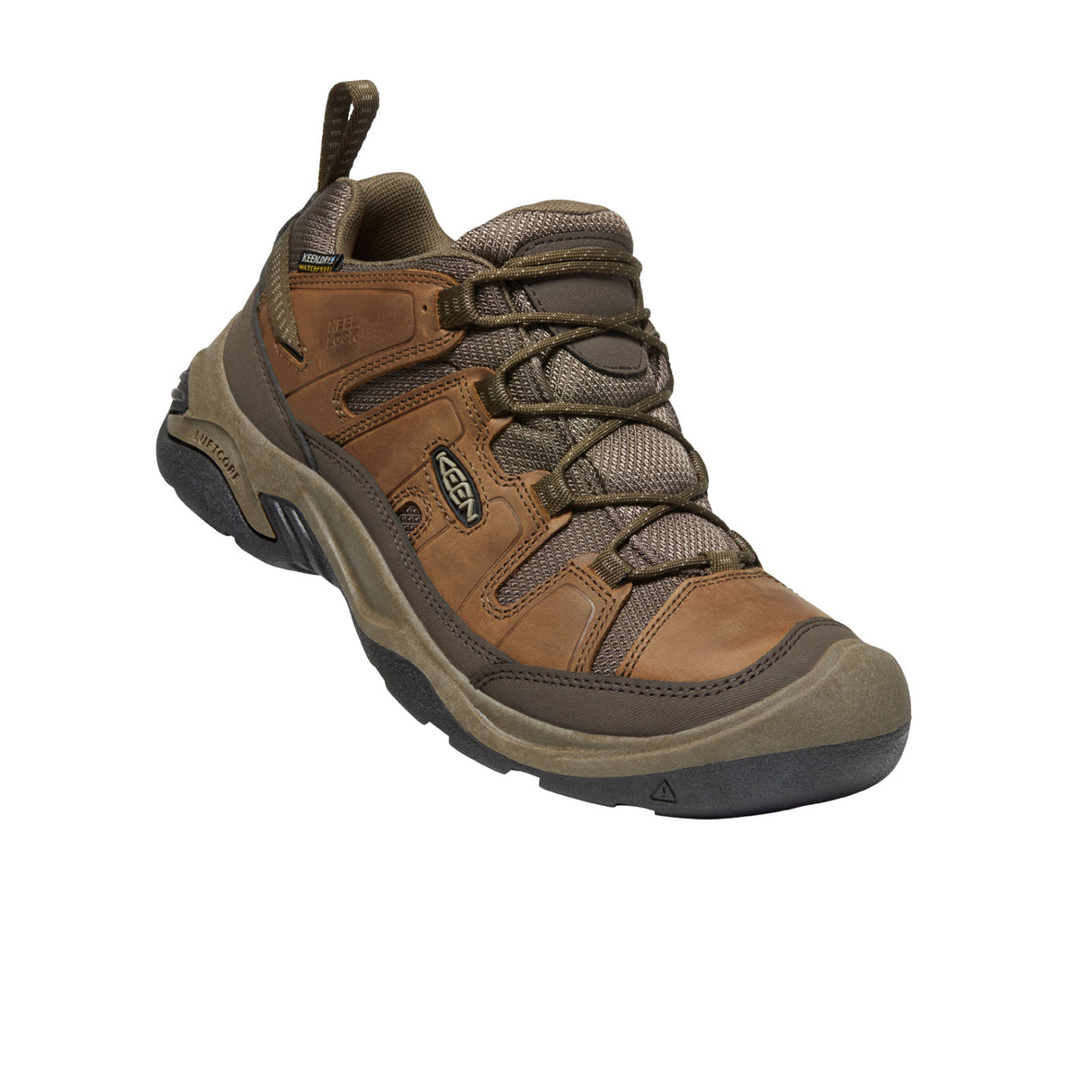 Keen Circadia Waterproof Hiking Shoe (Men) - Shitake/Brindle Hiking - Low - The Heel Shoe Fitters