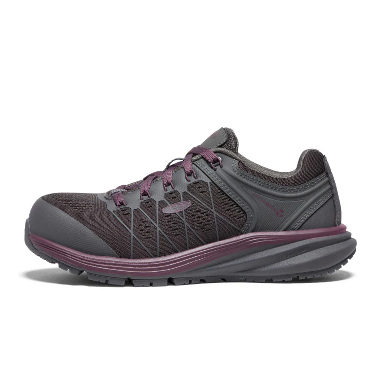 Keen Utility Vista Energy ESD Carbon Fiber Toe Work Shoe (Women) - Magnet/Prune Purple Boots - Work - Low - The Heel Shoe Fitters