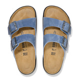 Birkenstock Arizona Rugged Slide Sandal (Men) - Elemental Blue Oiled Leather Sandals - Slide - The Heel Shoe Fitters