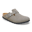 Birkenstock Boston Clog (Women) - Dotted Stone Coin Suede Dress Casual - Clogs & Mules - The Heel Shoe Fitters