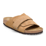 Birkenstock Kyoto (Women) - Dotted New Beige Suede Sandals - Slide - The Heel Shoe Fitters