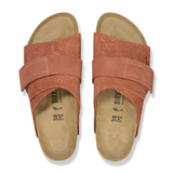 Birkenstock Kyoto Slide Sandal (Women) - Dotted Burnt Orange Suede Sandals - Slide - The Heel Shoe Fitters