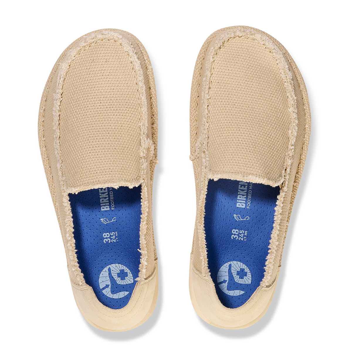 Birkenstock Utti Slip On (Men) - Sandcastle Canvas Dress Casual - Slip On - The Heel Shoe Fitters