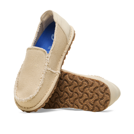 Birkenstock Utti Slip On (Men) - Sandcastle Canvas Dress Casual - Slip On - The Heel Shoe Fitters