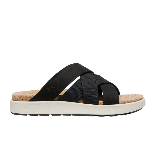 Keen Elle Mixed Slide Sandal (Women) - Black/Birch Sandal - Active - The Heel Shoe Fitters