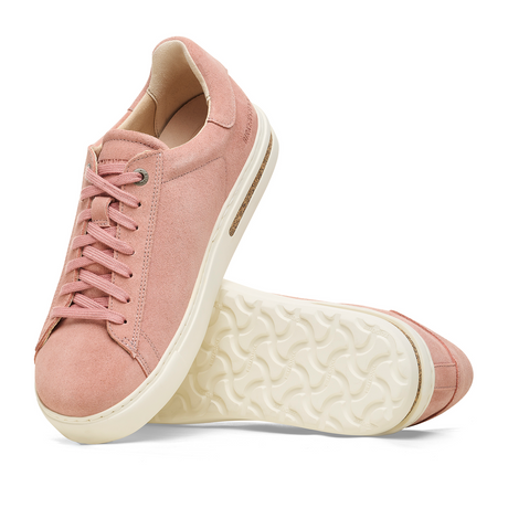 Birkenstock Bend Sneaker (Women) - Pink Clay Suede Athletic - Casual - Lace Up - The Heel Shoe Fitters