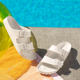 Birkenstock Arizona EVA Sandal (Men) - Eggshell Sandals - Slide - The Heel Shoe Fitters