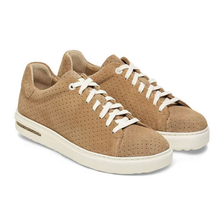 Birkenstock Bend Narrow Sneaker (Women) - Dotted New Beige Suede Athletic - Casual - Lace Up - The Heel Shoe Fitters