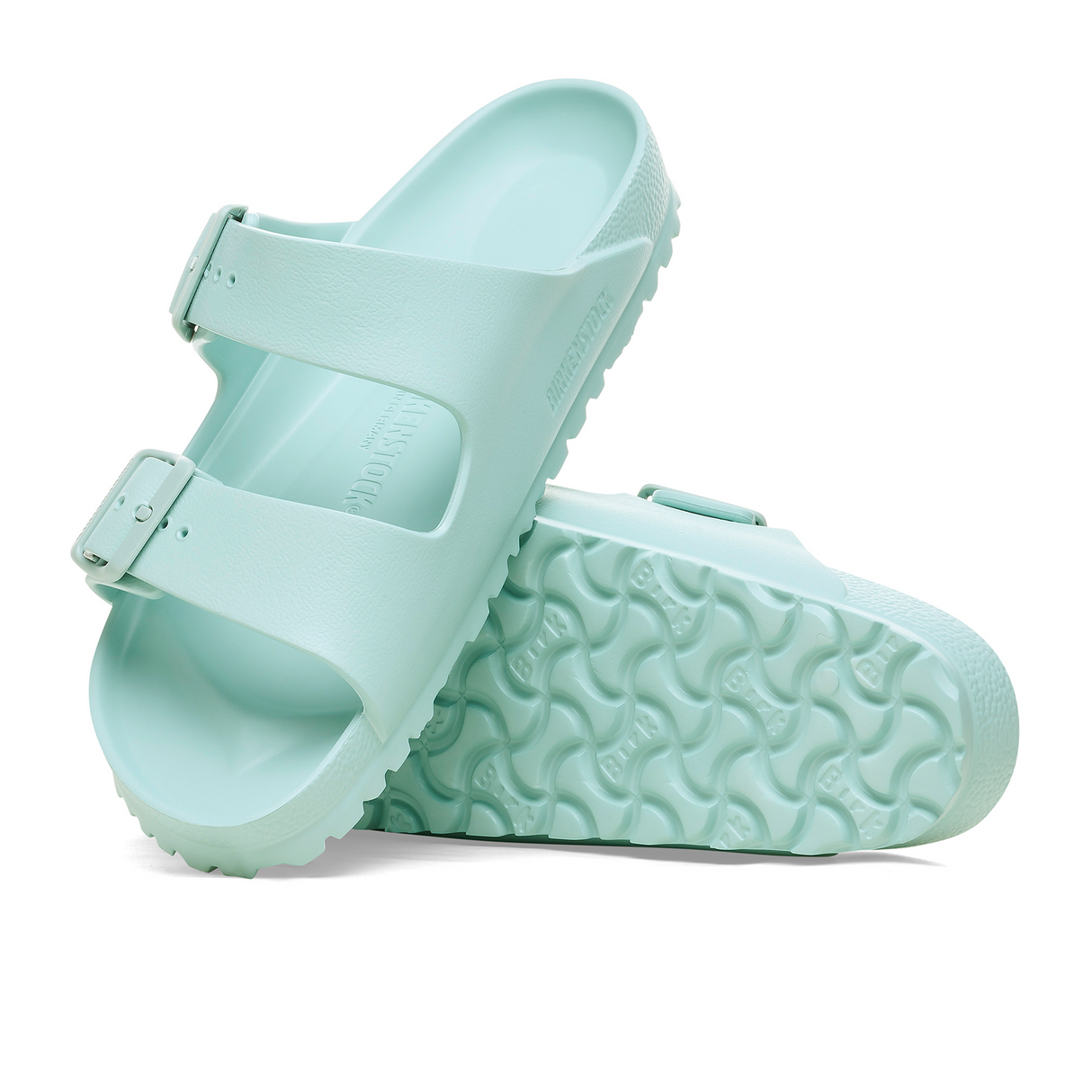 Birkenstock Arizona EVA Slide Sandal (Men) - Surf Green Sandals - Slide - The Heel Shoe Fitters