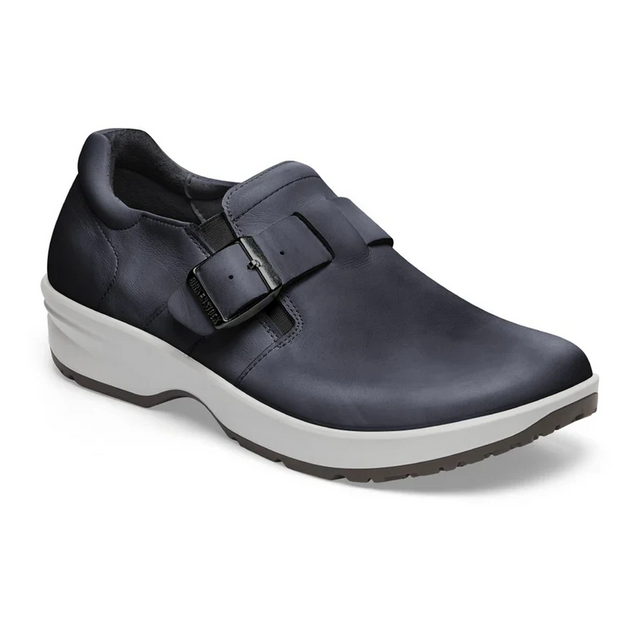 Birkenstock Caris Pro Slip On (Women) - Navy Dress-Casual - Slip On - The Heel Shoe Fitters