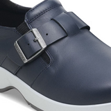 Birkenstock Caris Pro Slip On (Women) - Navy Dress-Casual - Slip On - The Heel Shoe Fitters