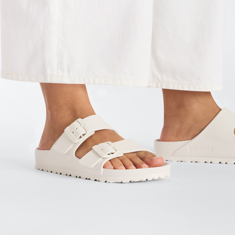 Birkenstock Arizona EVA Narrow Slide Sandal (Women) - Eggshell Sandal - Slide - The Heel Shoe Fitters