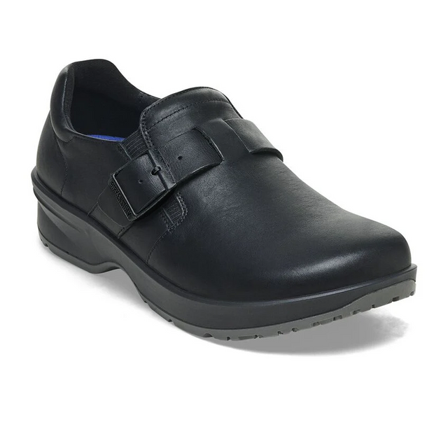 Birkenstock Caris Pro Slip On (Women) - Black Boots - Work - Low - The Heel Shoe Fitters