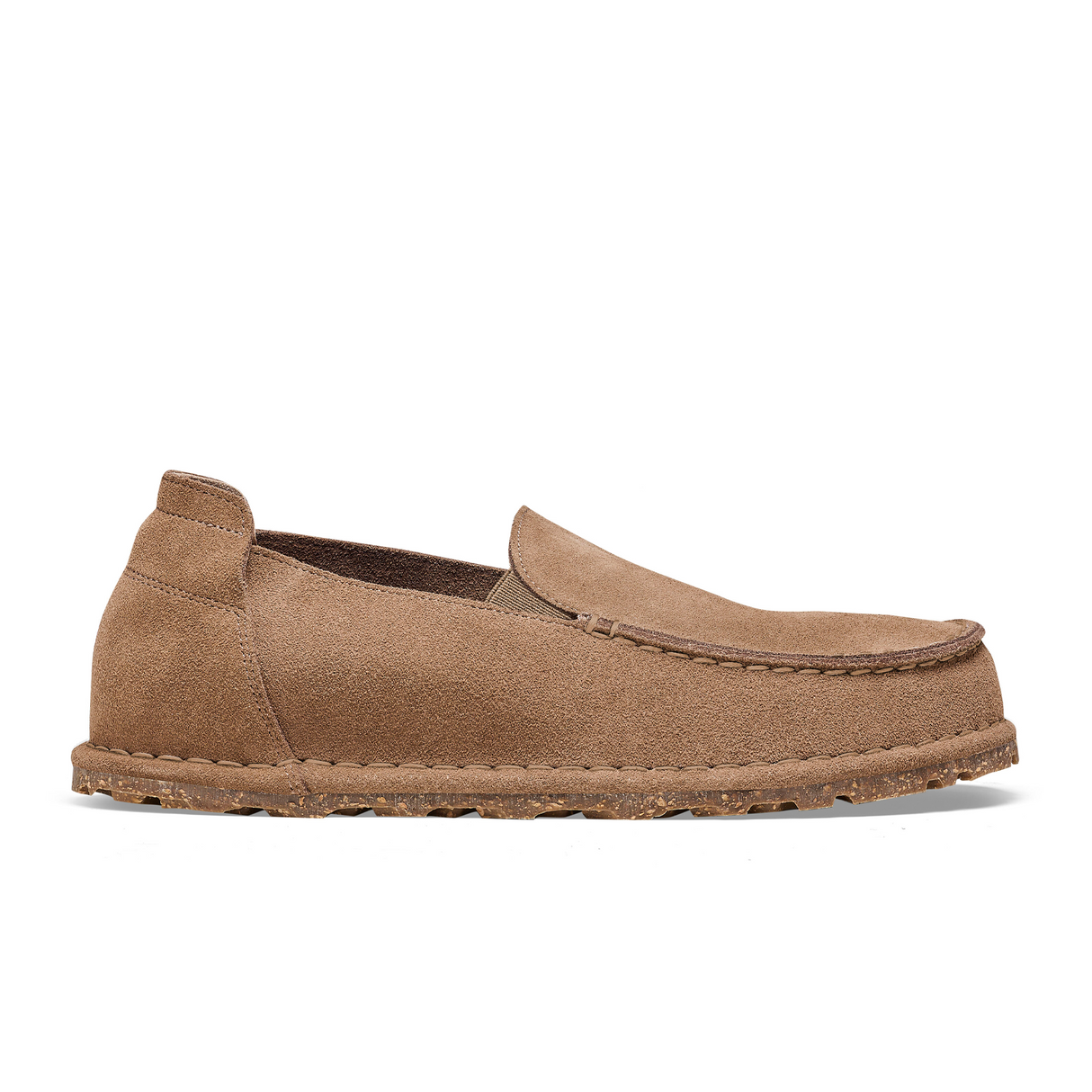 Birkenstock Utti Narrow Slip On (Women) - Taupe Suede Dress Casual - Loafers - The Heel Shoe Fitters