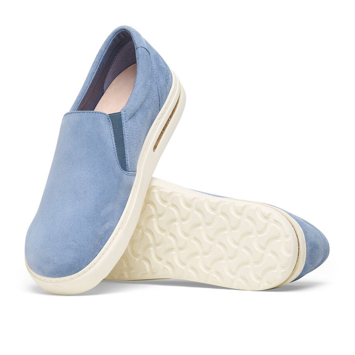 Birkenstock Oswego Slip On Sneaker (Men) - Elemental Blue Suede Athletic - Casual - Slip On - The Heel Shoe Fitters