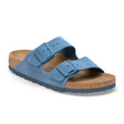 Birkenstock Arizona Soft Footbed (Men) - Elemental Blue Suede Sandals - Slide - The Heel Shoe Fitters