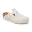 Birkenstock Boston Suede Soft Footbed Clog (Women) Dress-Casual - Clogs & Mules - The Heel Shoe Fitters