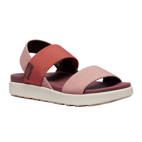 Keen Elle Backstrap Sandal (Women) - Cork/Baked Clay Sandal - Active - The Heel Shoe Fitters