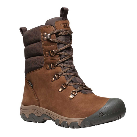 Keen Greta Mid Waterproof Boot (Women) - Bison/Java Boots - Winter - High Boot - The Heel Shoe Fitters
