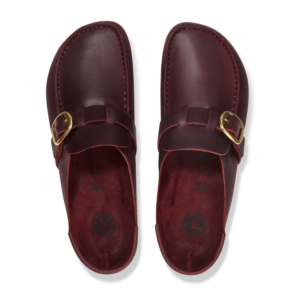 Birkenstock Buckley Narrow Clog (Women) - Zinfandel Oiled Leather Dress-Casual - Clogs & Mules - The Heel Shoe Fitters