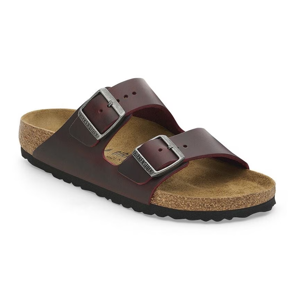 Birkenstock Arizona Slide Sandal (Women) - Zinfandel Oiled Leather Sandal - Slide - The Heel Shoe Fitters