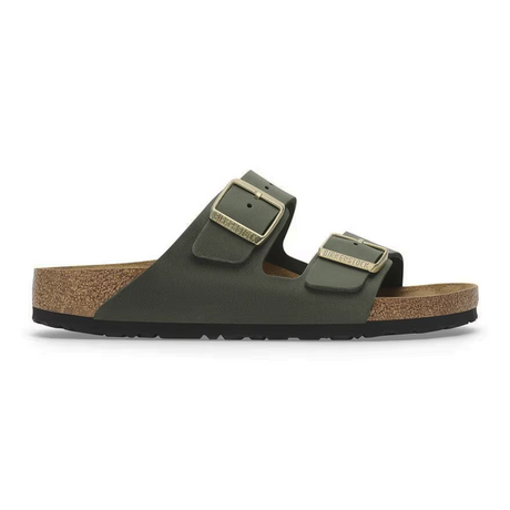 Birkenstock Arizona Narrow Slide Sandal (Women) - Thyme Oiled Leather Sandal - Slide - The Heel Shoe Fitters