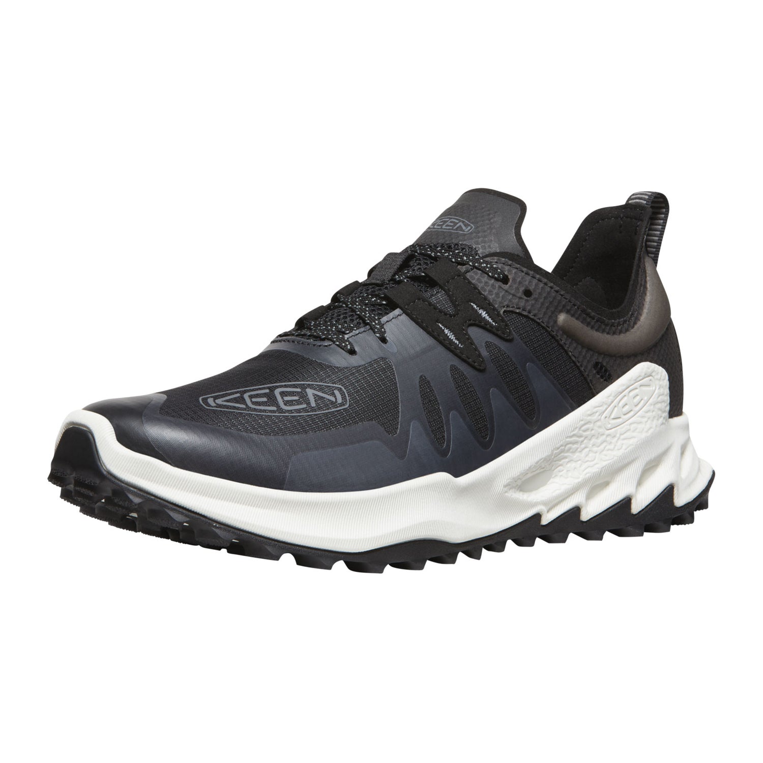 Keen Zionic Speed Hiking Shoe (Men) - Black/Star White – The Heel Shoe ...