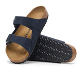 Birkenstock Arizona Slide Sandal (Men) - Desert Buck Midnight Nubuck Sandal - Slide - The Heel Shoe Fitters