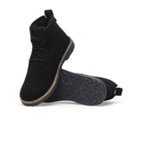 Birkenstock Uppsala Lace Up Mid Boot (Men) - Black Suede Boots - Casual - Low - The Heel Shoe Fitters