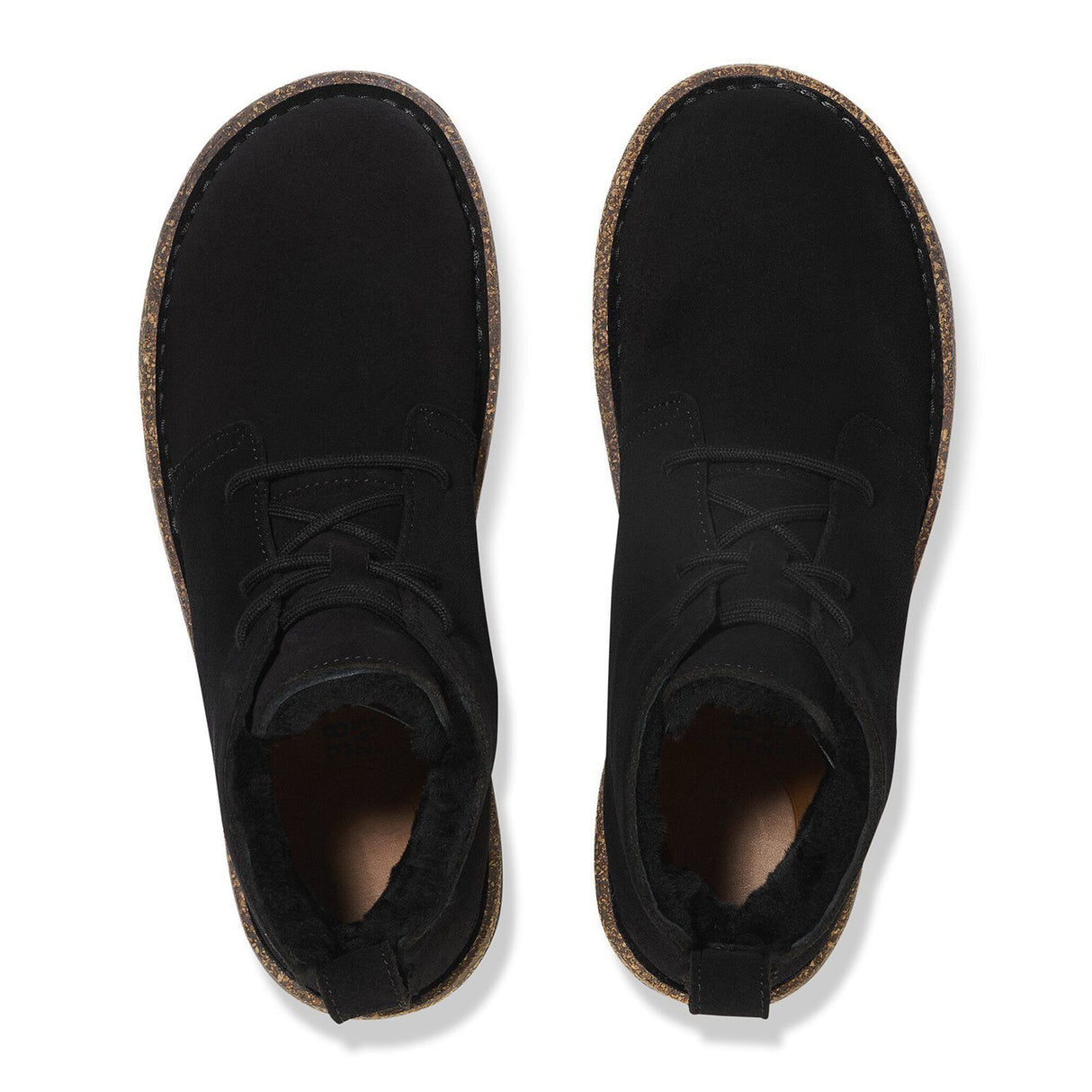 Birkenstock Uppsala Lace Up Mid Boot (Men) - Black Suede Boots - Casual - Low - The Heel Shoe Fitters