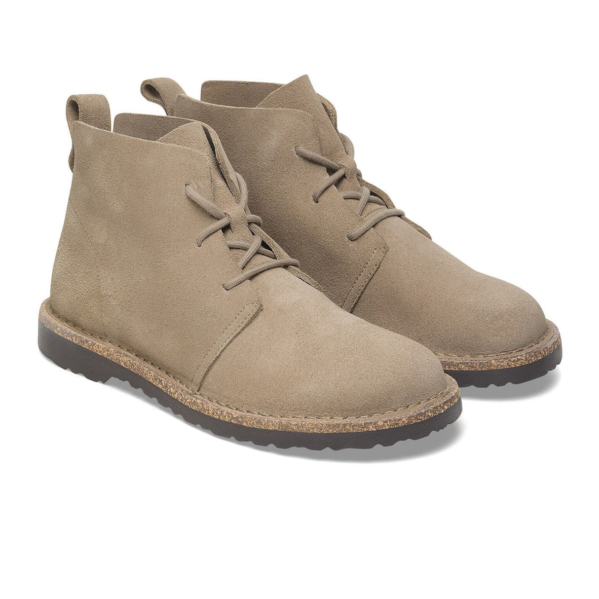 Birkenstock Uppsala Lace Up Mid Boot (Men) - Taupe Suede Boots - Casual - Low - The Heel Shoe Fitters