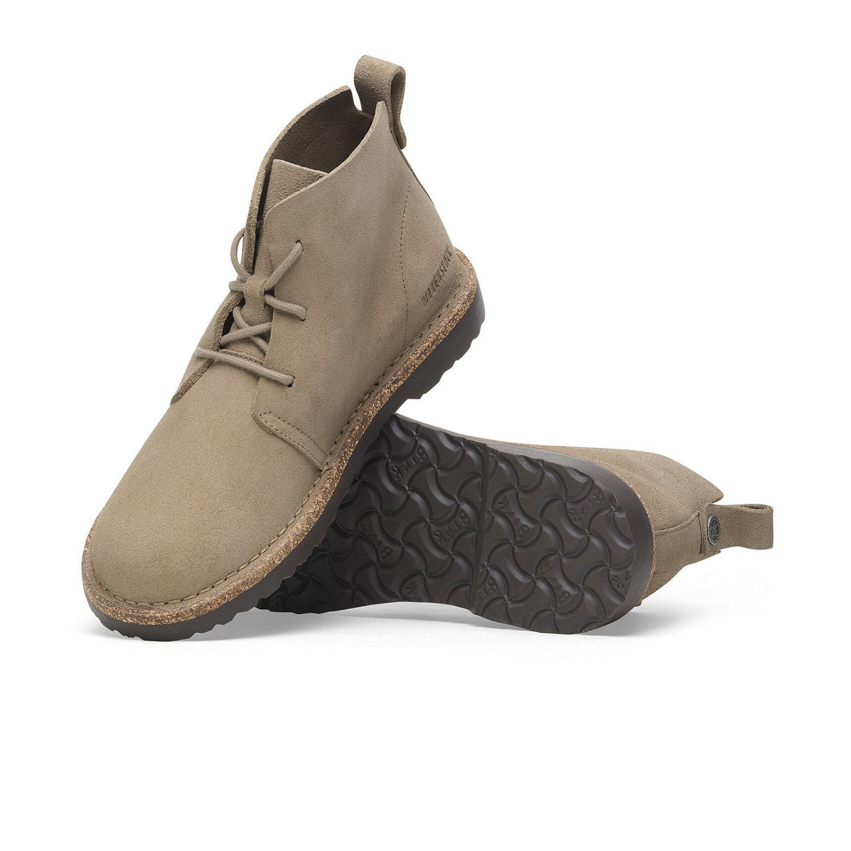 Birkenstock Uppsala Lace Up Mid Boot (Men) - Taupe Suede Boots - Casual - Low - The Heel Shoe Fitters