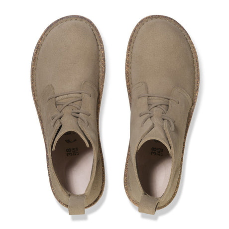 Birkenstock Uppsala Lace Up Mid Boot (Men) - Taupe Suede Boots - Casual - Low - The Heel Shoe Fitters