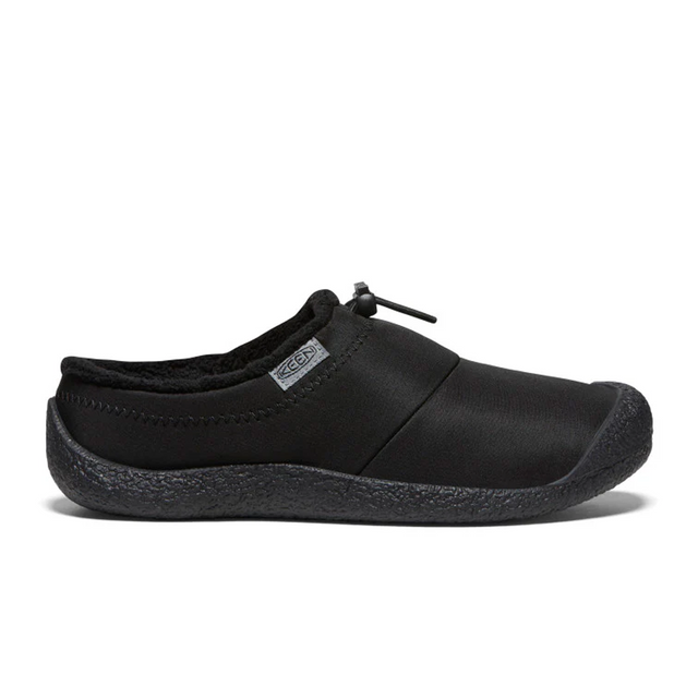 Keen Howser III Slide (Women) - Black Smooth Nylon Dress-Casual - Slipper - The Heel Shoe Fitters