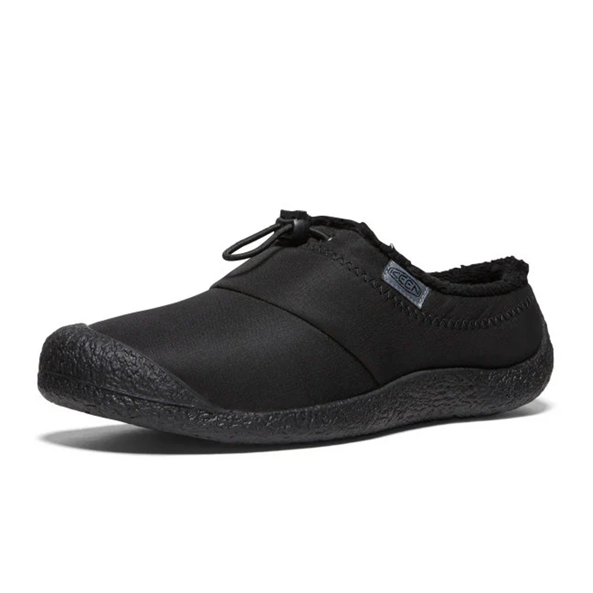 Keen Howser III Slide (Women) - Black Smooth Nylon Dress-Casual - Slipper - The Heel Shoe Fitters