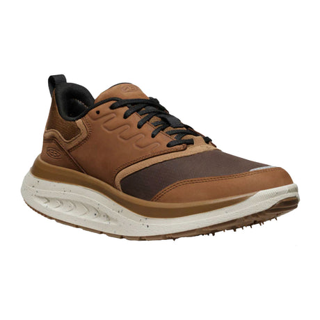 Keen WK400 Leather Walking Shoe (Men) - Bison/Toasted Coconut Athletic - Walking - The Heel Shoe Fitters