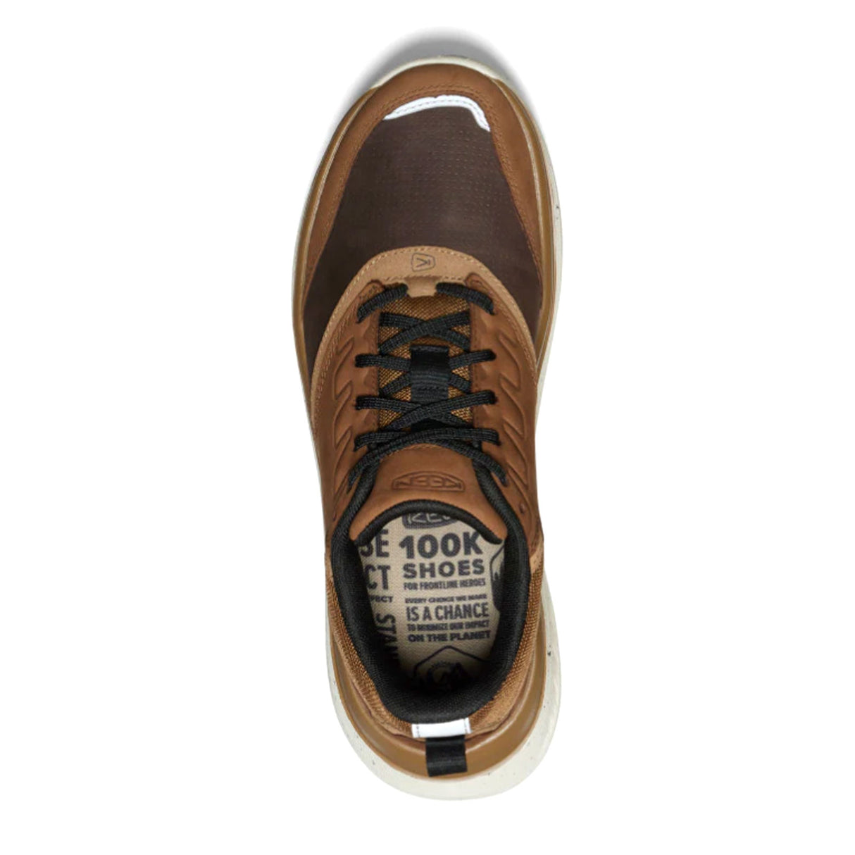Keen WK400 Leather Walking Shoe (Men) - Bison/Toasted Coconut Athletic - Walking - The Heel Shoe Fitters
