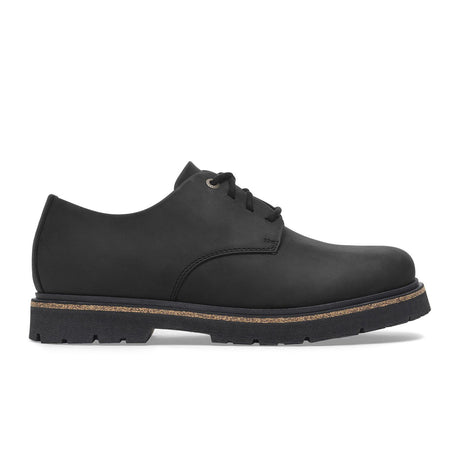 Birkenstock Highwood Low Oxford (Men) - Black Oiled Leather Dress-Casual - Oxford - The Heel Shoe Fitters