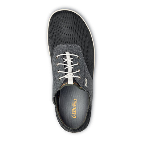 OluKai Nohea Moku Lace Up (Men) - Dark Shadow/Dark Shadow Dress-Casual - Lace Ups - The Heel Shoe Fitters