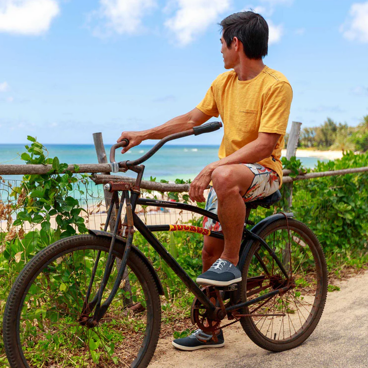 OluKai Nohea Moku Lace Up (Men) - Dark Shadow/Dark Shadow Dress-Casual - Lace Ups - The Heel Shoe Fitters