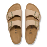 Birkenstock Arizona Platform Narrow Slide Sandal (Women) - Sandcastle Nubuck Sandal - Slide - The Heel Shoe Fitters