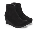 Birkenstock Ebba Narrow Wedge Boot (Women) - Black Suede Boots - Casual - Low - The Heel Shoe Fitters